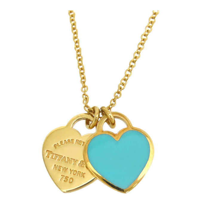 TIFFANY&Co. リターントゥ ダブル ハートタグ ネックレス ミニ– TS