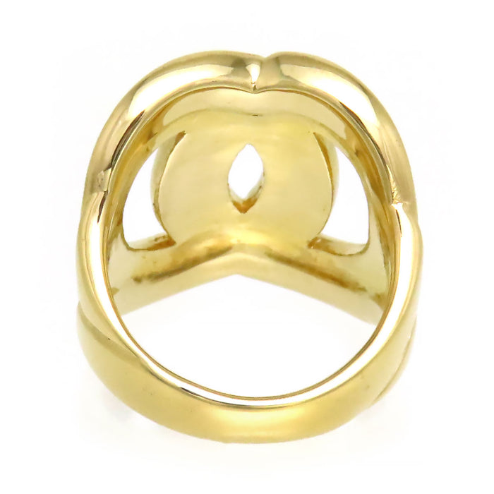 CELINE Logo Double Circle Ring