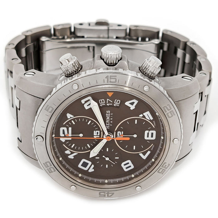 HERMES
Clipper Chronograph
With Guarantee Card