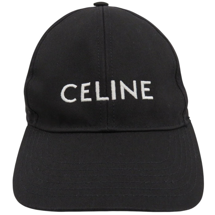 CELINE 
刺繍 帽子 
ロゴ エンブロイダリー ベースボールキャップ