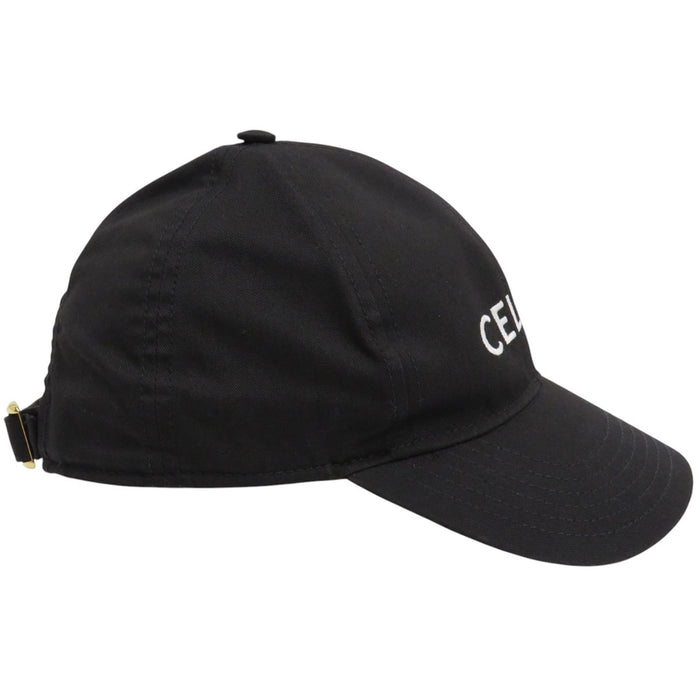 CELINE 
刺繍 帽子 
ロゴ エンブロイダリー ベースボールキャップ