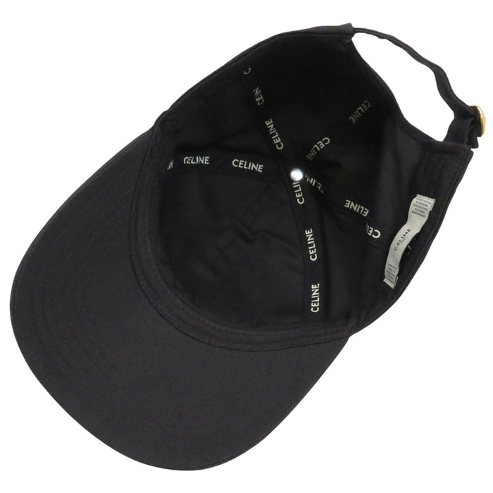 CELINE 
刺繍 帽子 
ロゴ エンブロイダリー ベースボールキャップ