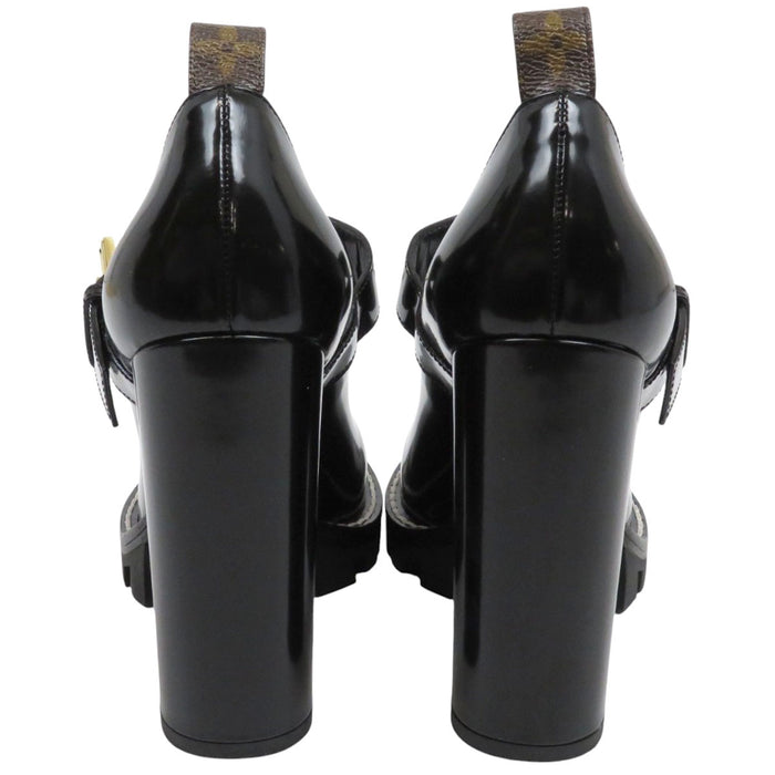 LOUIS VUITTON 
LV ハイヒール パテントレザー 
スタートレイル ライン パンプス 
モノグラム