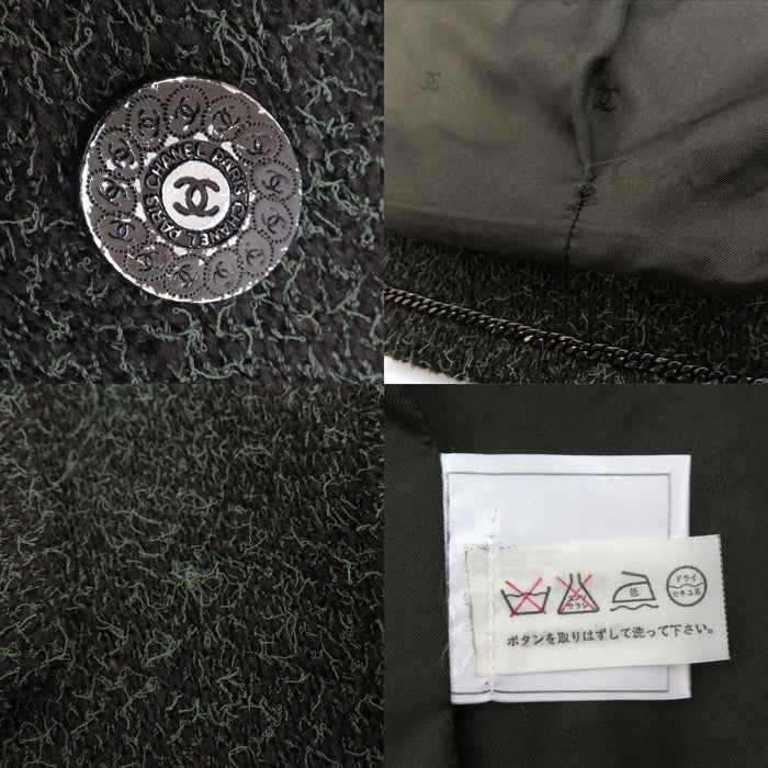 CHANEL 
97A ヴィンテージ COCO CC ココボタン 
ココマーク ツイード ジャケット