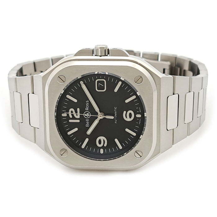 Bell＆Ross 
BR05 ブラックスティール 
箱ギャラ付