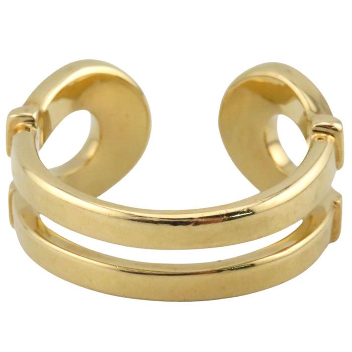 Sympathy of Soul 
Double Horseshoe Inlay Yellow Gold 
K18 Double Horseshoe Inlay Turquoise Ring