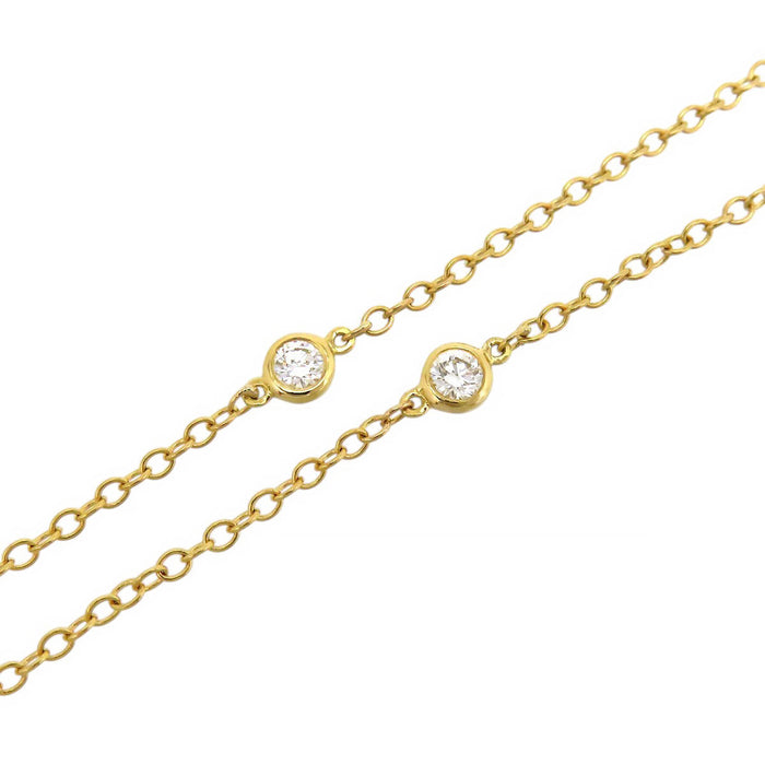 TIFFANY&Co. 
By the Yard Necklace 6P Diamond