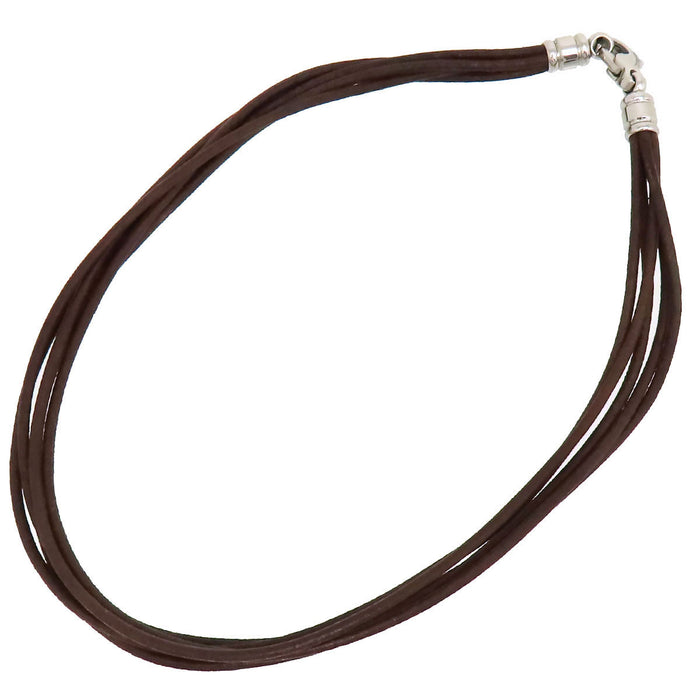 BVLGARI 5-Strand Leather Cord Necklace