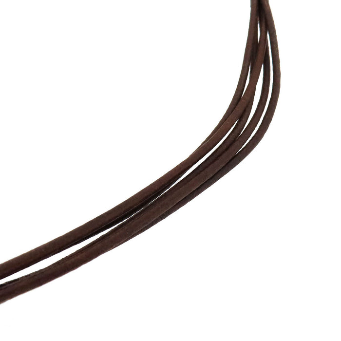 BVLGARI 5-Strand Leather Cord Necklace
