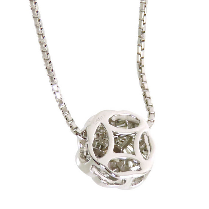 TASAKI 
フラワー ダイヤモンド ネックレス