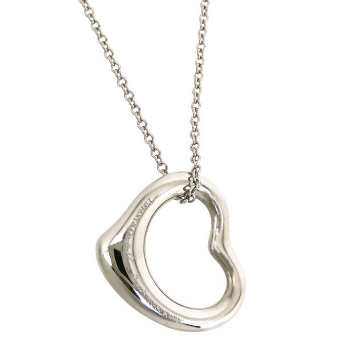 TIFFANY&Co. Open Heart Necklace Sapphire