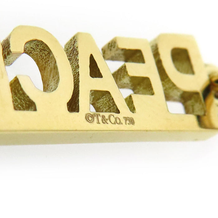 TIFFANY&Co. 
PEACE Pendant Top