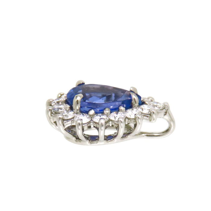 TIFFANY&Co. 
Tanzanite Diamond Pendant Top