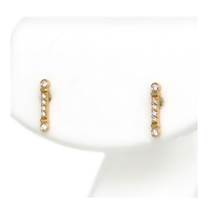 TIFFANY&Co. 
Fleur de Lis Stem Earrings