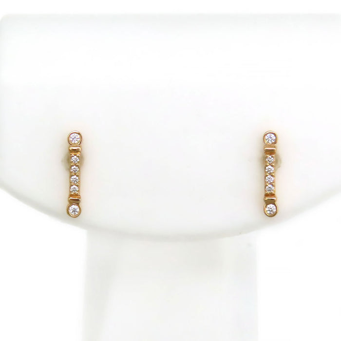 TIFFANY&Co. 
Fleur de Lis Stem Earrings