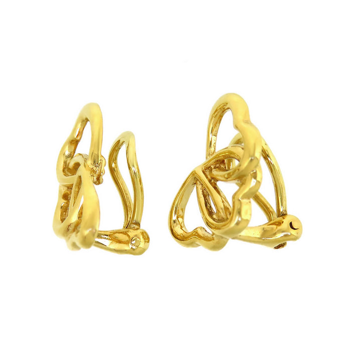TIFFANY&Co. 
Triple Heart Earrings