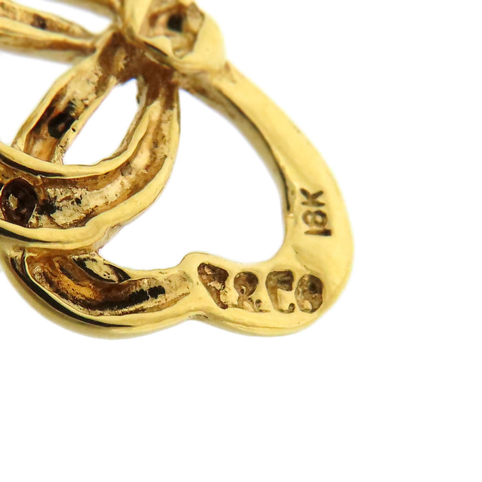 TIFFANY&Co. 
Triple Heart Earrings