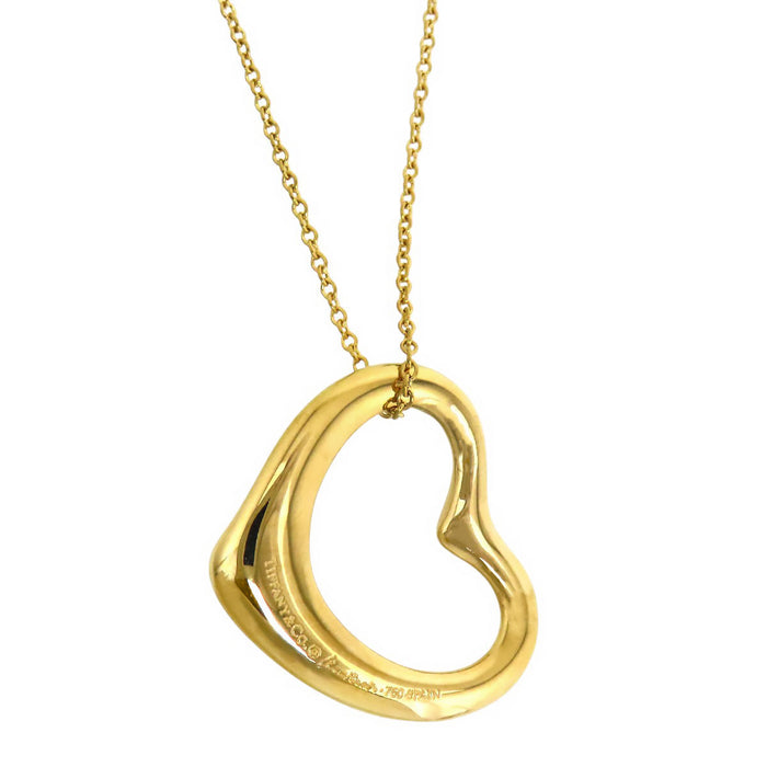 TIFFANY&Co. 
Open Heart Necklace