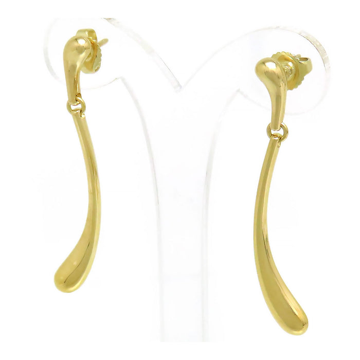 TIFFANY&Co. 
Elongated Teardrop Earrings