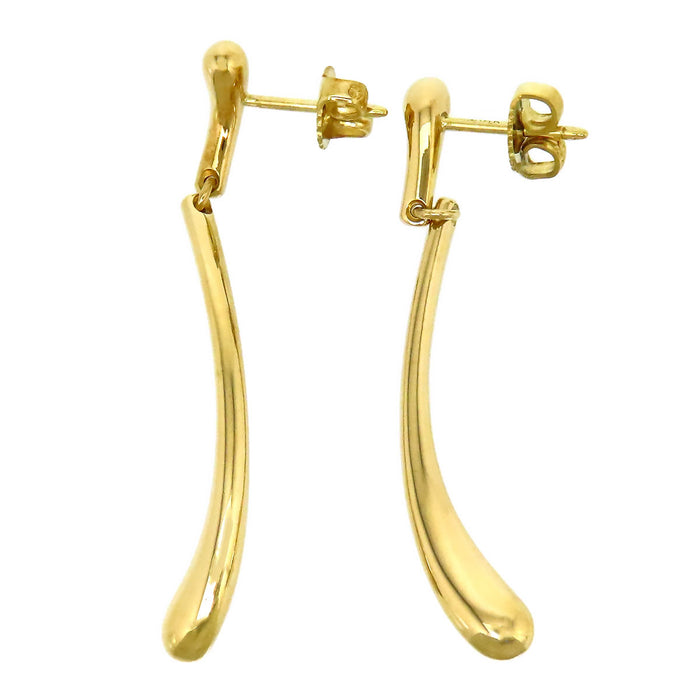 TIFFANY&Co. 
Elongated Teardrop Earrings