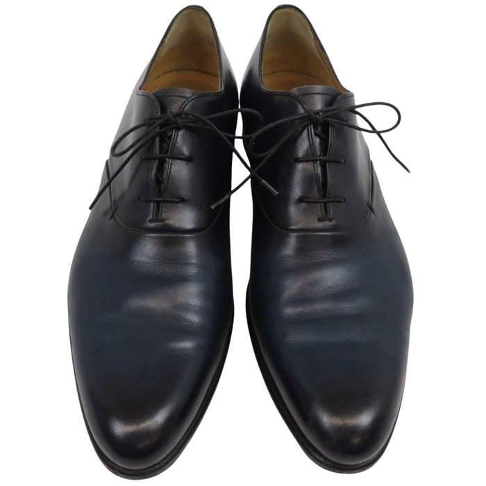 Berluti Plain Toe Gaspard Galet Draped Patina Leather Shoes