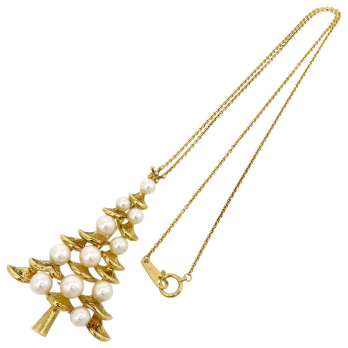 MIKIMOTO 
パール ツリー ネックレス兼ブローチ
