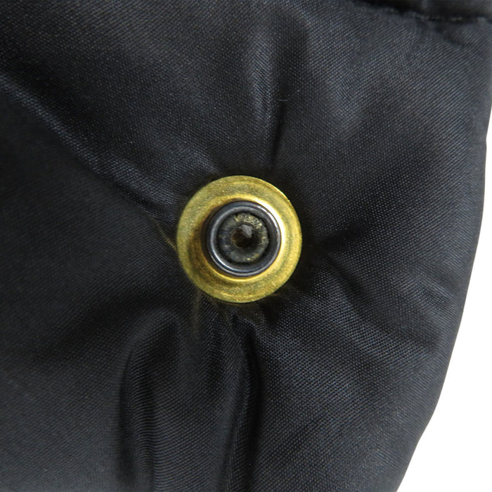 CHANEL 
COCO CC Coco Button Logo Sideline Logo Tape High Neck 
Coco Mark Vintage Silk Down Coat