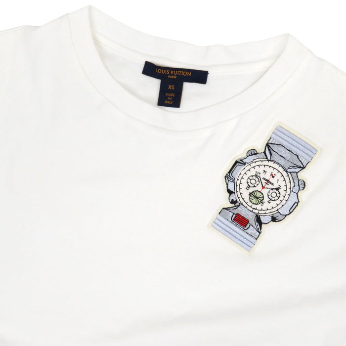 LOUIS VUITTON 
LV cotton 
embroidery patch T-shirt
