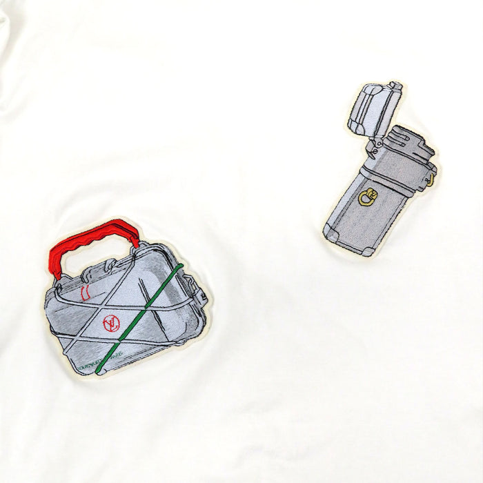 LOUIS VUITTON 
LV cotton 
embroidery patch T-shirt