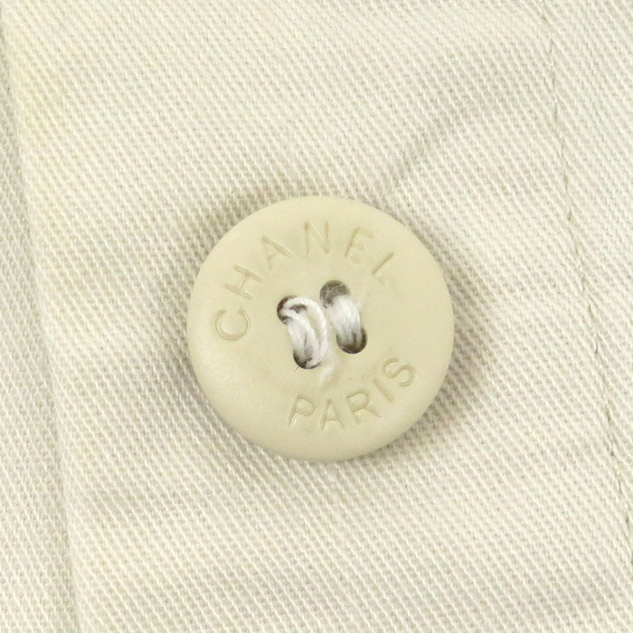 CHANEL 
COCO CC Coco Button 
Coco Mark Vintage Cotton Gilet