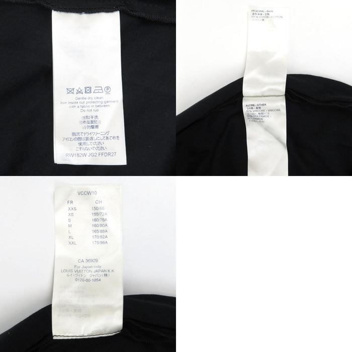 LOUIS VUITTON 
Embroidery RW182W JG2 FFDR27 
LV Logo Patch Cotton Dress