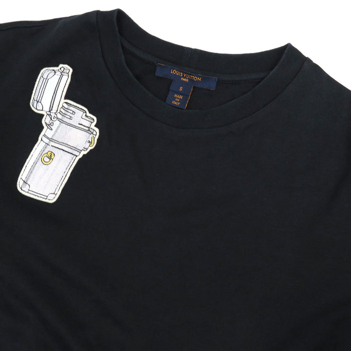 LOUIS VUITTON 
Embroidery RW182W JG2 FFDR27 
LV Logo Patch Cotton Dress