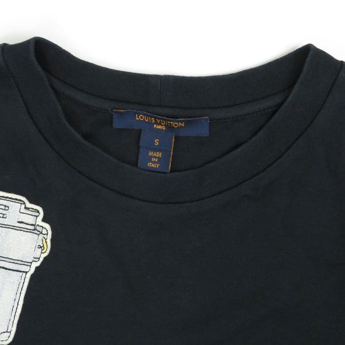 LOUIS VUITTON 
Embroidery RW182W JG2 FFDR27 
LV Logo Patch Cotton Dress