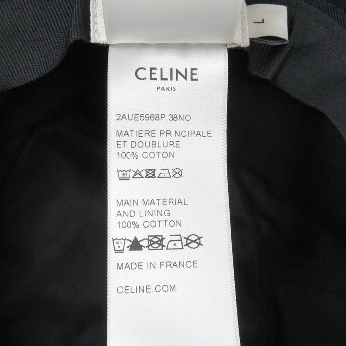 CELINE
Logo embroidery cotton gabardine
Triomphe bucket hat