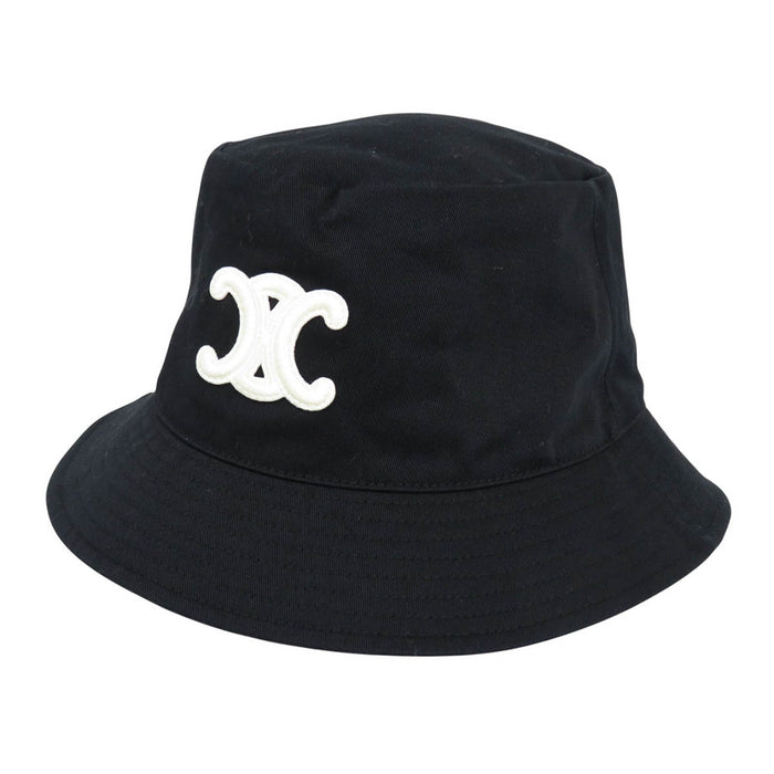 CELINE
Logo embroidery cotton gabardine
Triomphe bucket hat