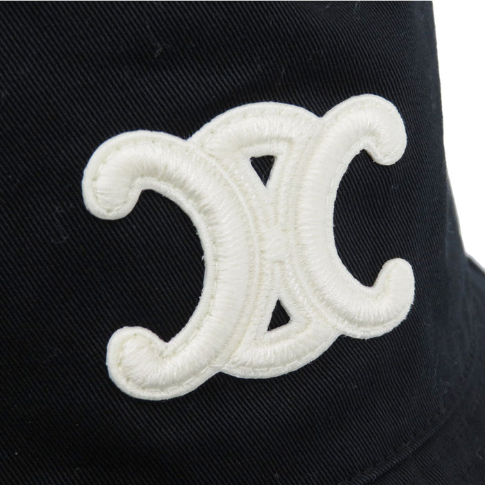 CELINE
Logo embroidery cotton gabardine
Triomphe bucket hat