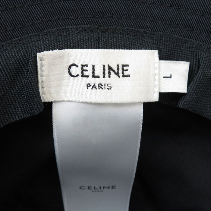 CELINE
Logo embroidery cotton gabardine
Triomphe bucket hat