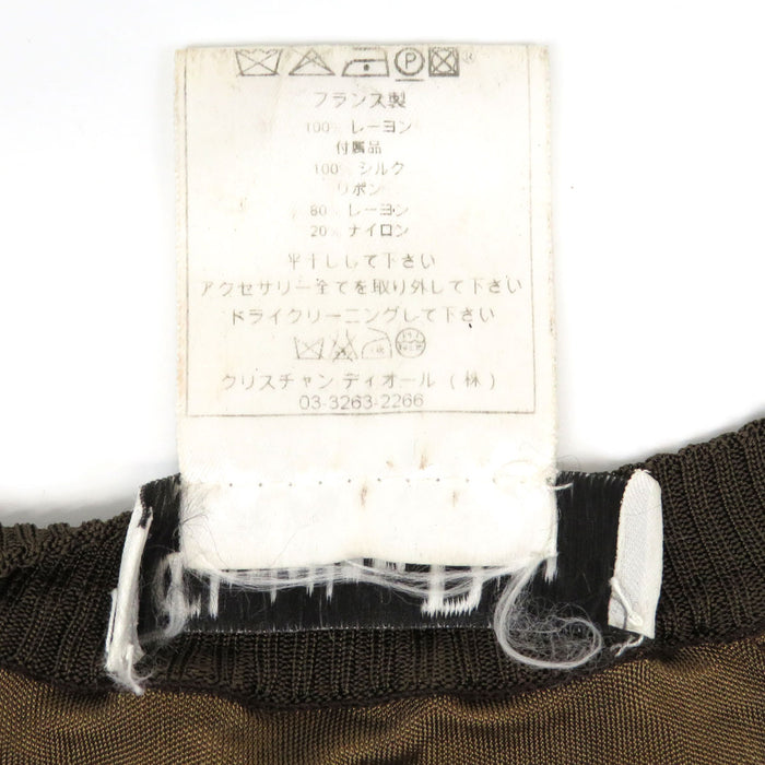 Dior 
ロゴ 総柄 Vネック レーヨン 
オブリーク ロングスリーブ カットソー 
クリスチャンディオール