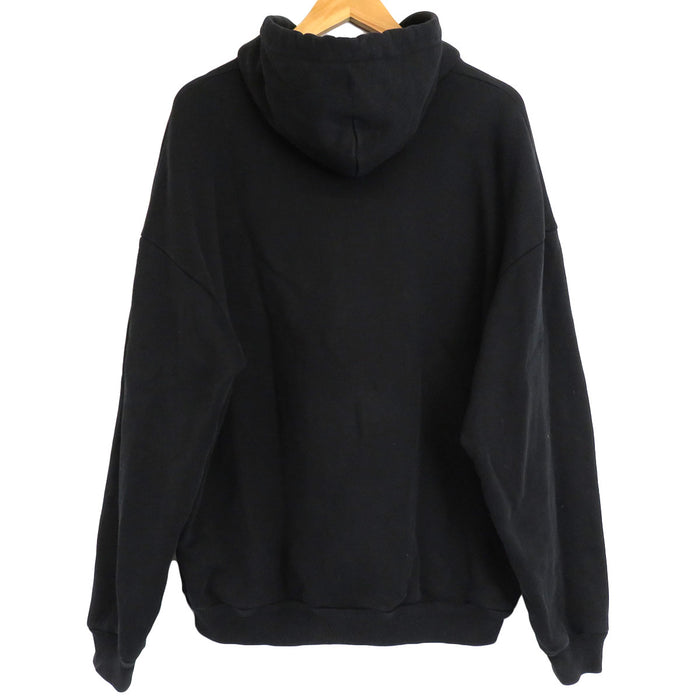 BALENCIAGA Sweat Hoodie Cotton Logo Print Oversized Parker