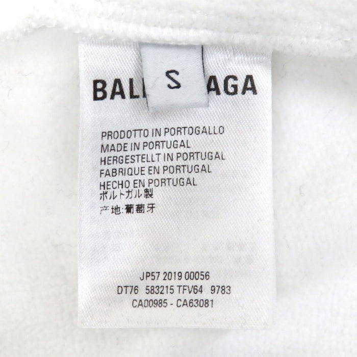 BALENCIAGA 
スウェット フーディ コットン 
シグネチャー ロゴ プルオーバー パーカー