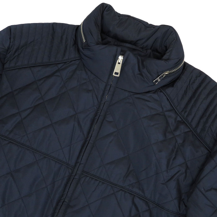 PRADA
High-neck zip-up nylon
Triangle logo padded jacket