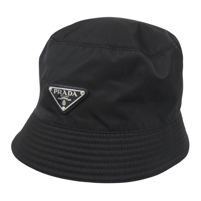 PRADA 
Triangle Logo Re-Nylon 
Re-Nylon Bucket Hat