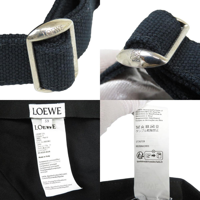 LOEWE 
Logo Cotton 
Anagram Rubber Patch Cap