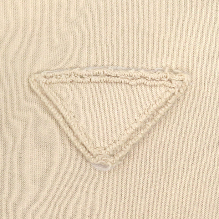 PRADA 
Cotton 
Fabric Triangle Logo Half Sleeve Sweatshirt