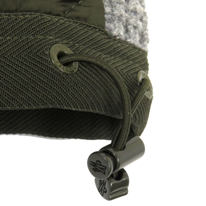 MONCLER 
logo hoodie tricot nylon laine double zip 
MAGLIA CARDIGAN マグリア切替中綿ジップアップパーカー