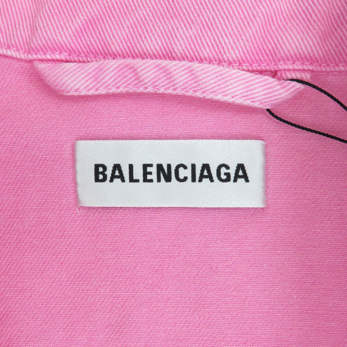 BALENCIAGA 
オーバーダイ加工 コットン 
フロントロゴ 刺繍 デニムジャケット BALENCIAGA -Authentic Pre-owned デニムジャケット by TS Trading Co., Ltd.