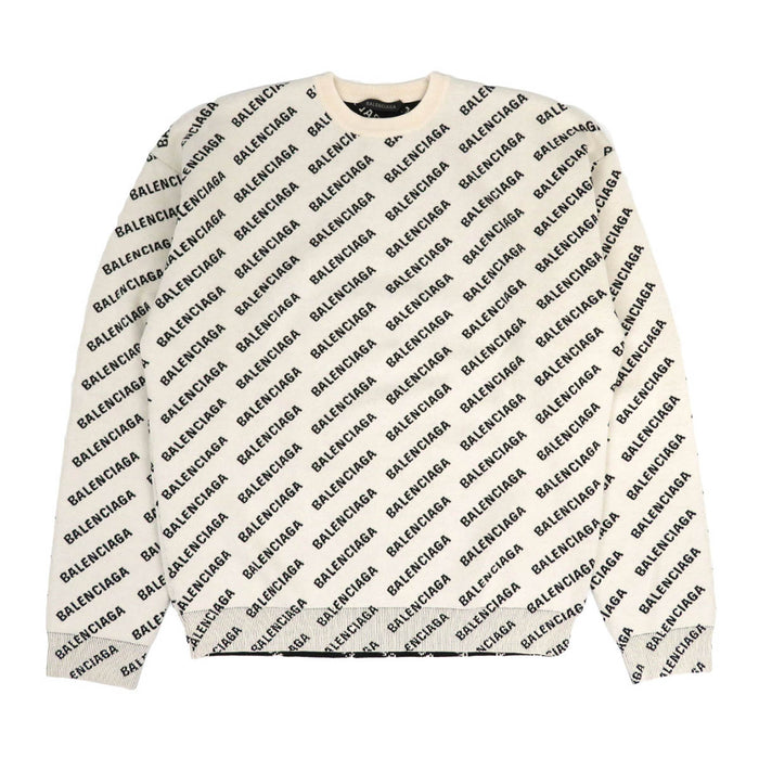 BALENCIAGA 
All-over pattern 2022 model 
All-over logo knit