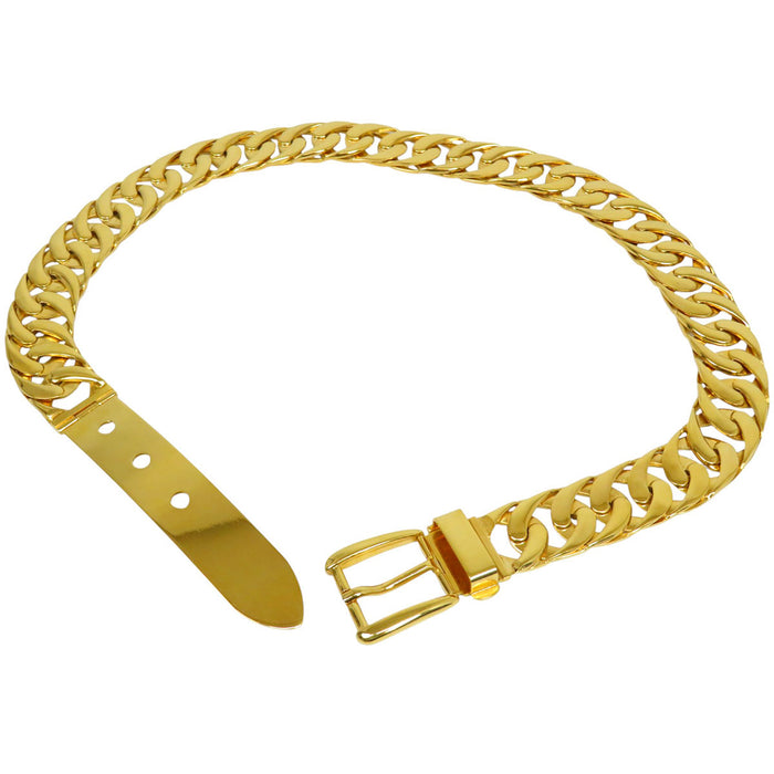 GUCCI 
Gold color metal 
Chain belt