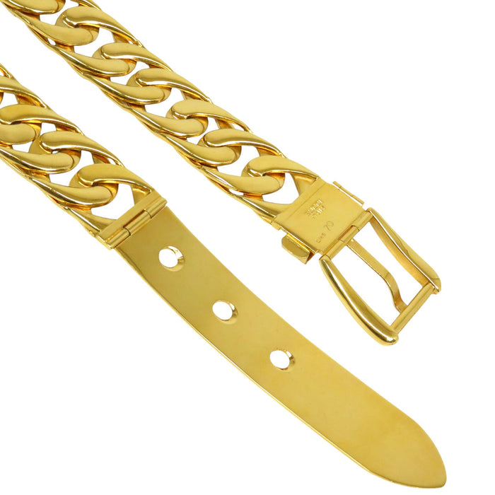 GUCCI 
Gold color metal 
Chain belt