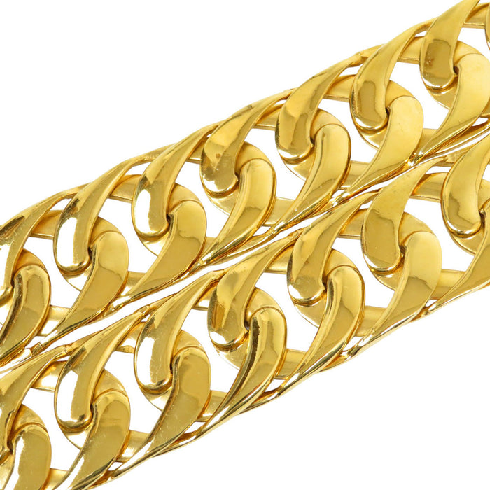 GUCCI 
Gold color metal 
Chain belt